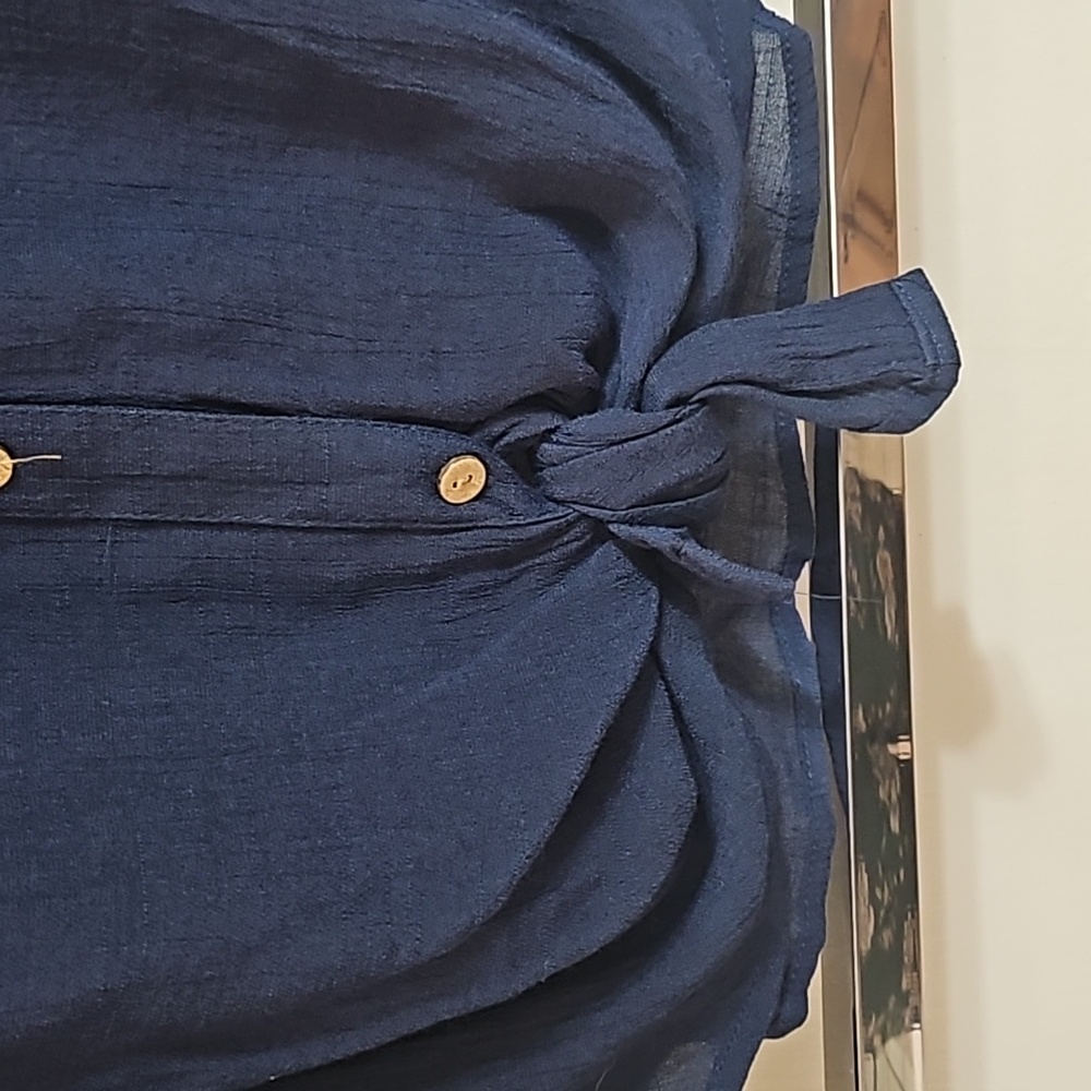 Blue button down - Picture 3 of 6